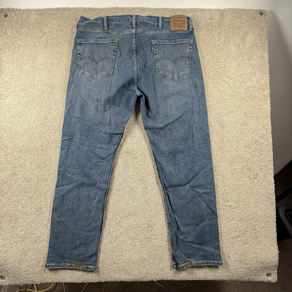 Levi's 505 Regular Fit Jeans Mens 40X32 Blue Denim Dark Wash Straight‎